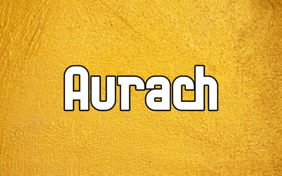 Aurach: A Clean, Bold Display Font for Modern Branding
