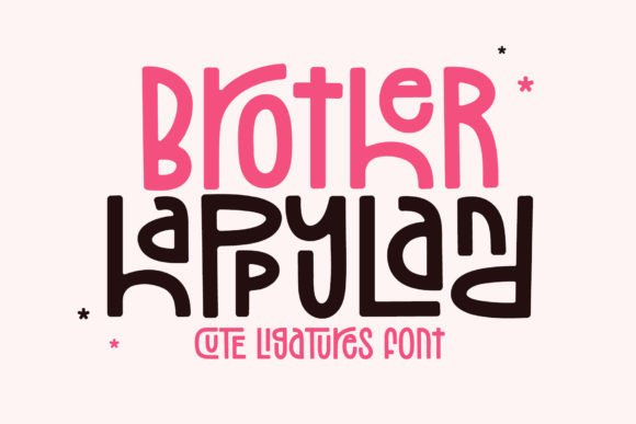 Brother Happyland: A Font That Brings Playful Energy to Your Designs