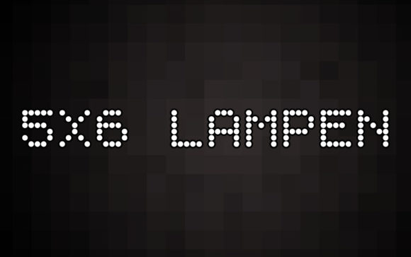 Discovering 5x6 Lampen: A Dotted Display Typeface for Creative Impact