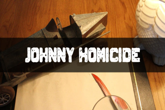 Johnny Homicide: A Display Typeface with Shredded Edge