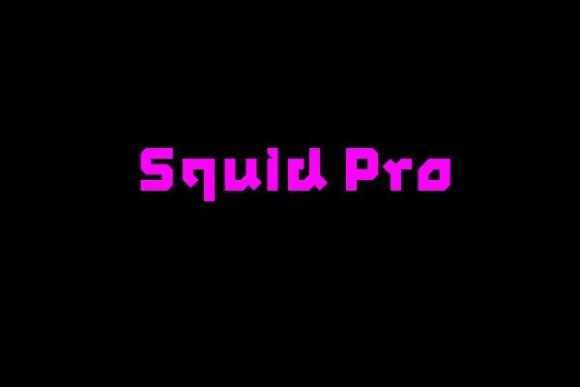 Squid: A Bold Display Typeface for Impactful Design